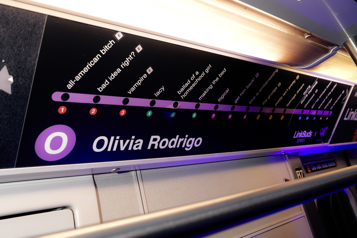 The subway keeps moving forward